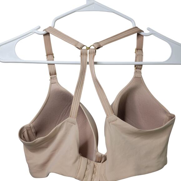 Joyspun 40C Bra Beige Smoothing T Shirt Underwire Multi way Closure GUC - Picture 3 of 5